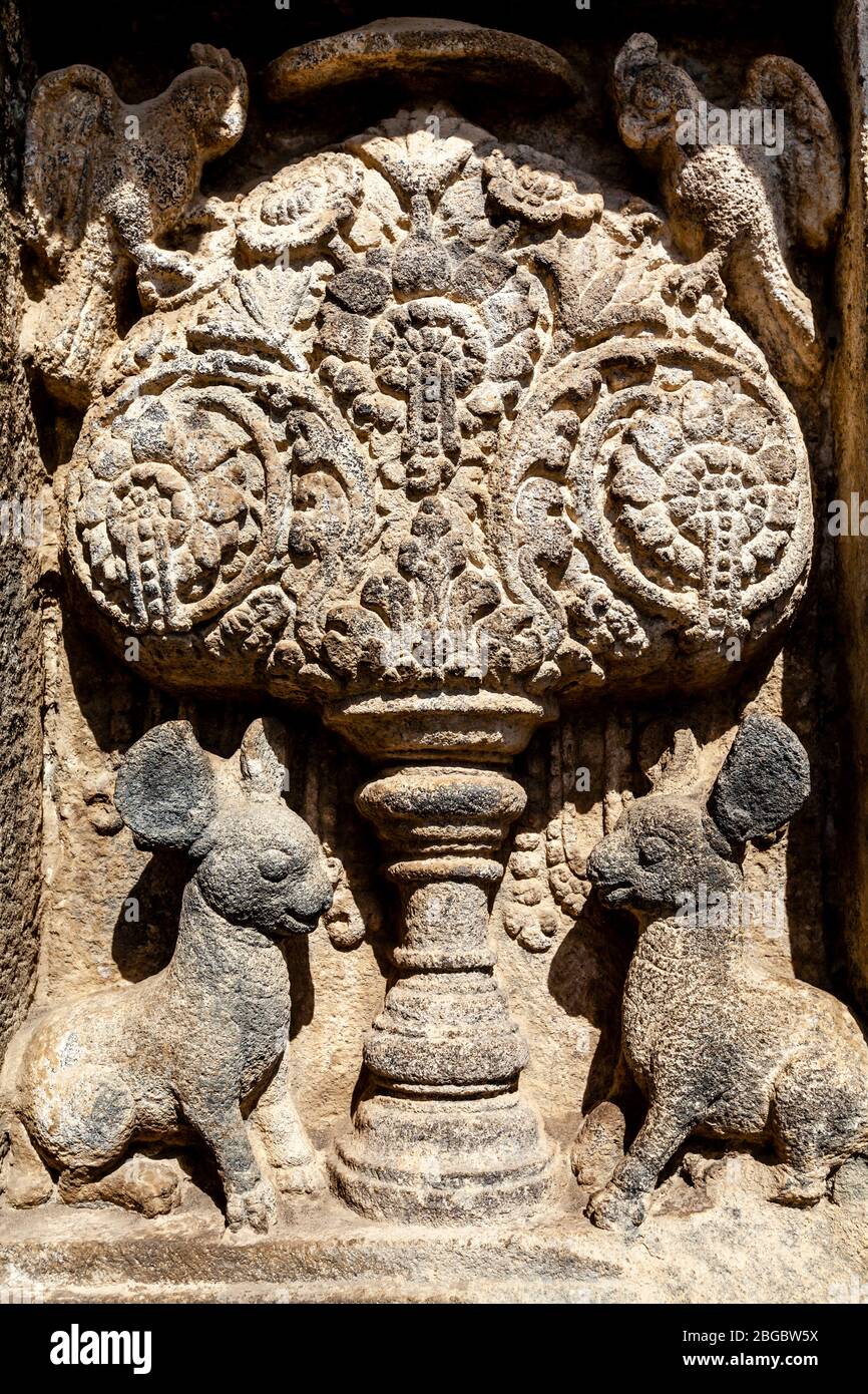 A Bas Relief At The Prambanan Temple Compounds, Yogyakarta, Central ...