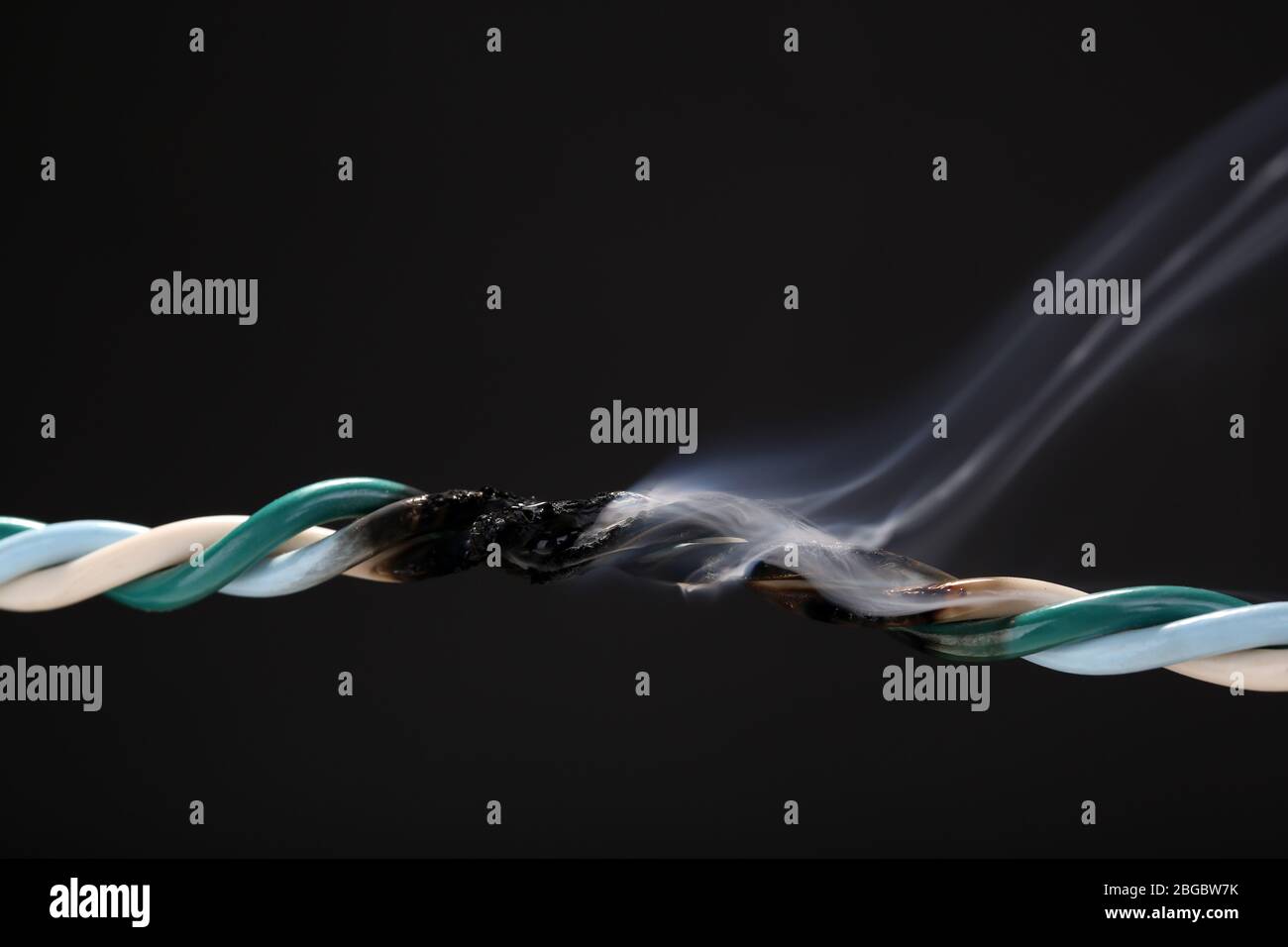 Burnt Electrical Wire High Resolution Stock Photography and Images Alamy