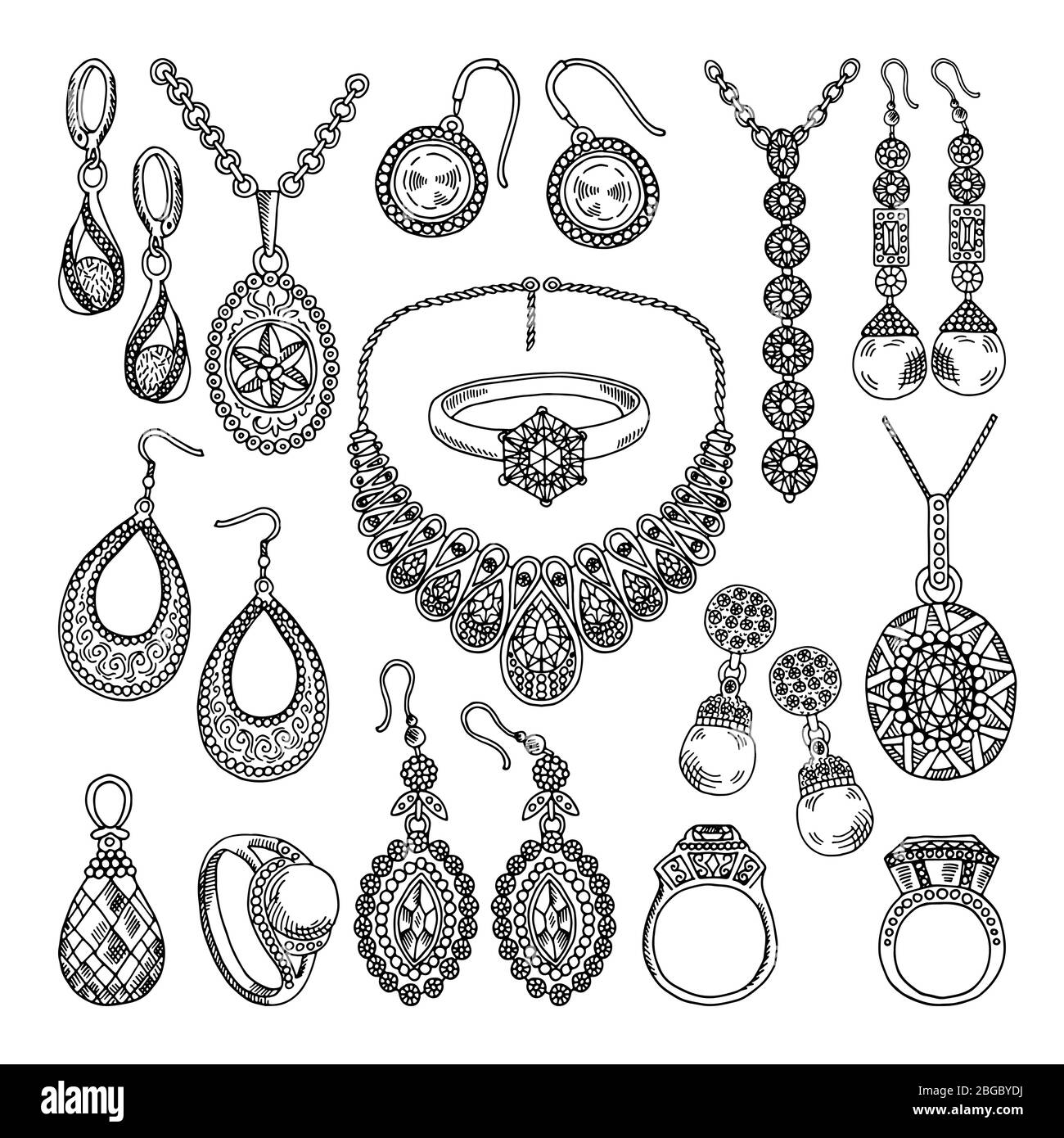 Jewellery Designs Sketch Photos and Images-sonthuy.vn