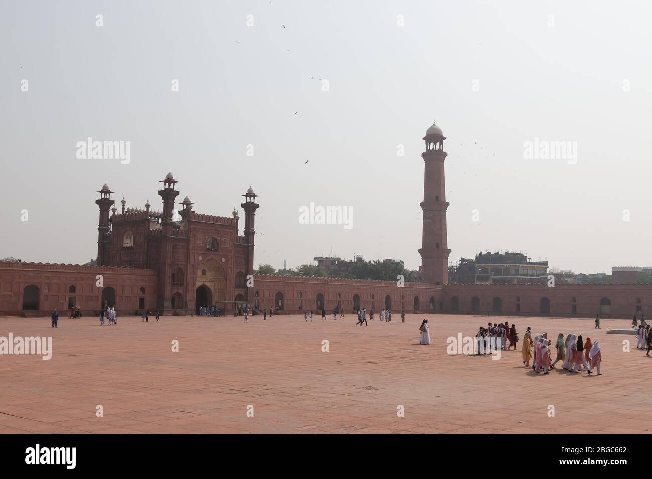 Badshahi mosque in Lahore, Pakistan Stock Photo