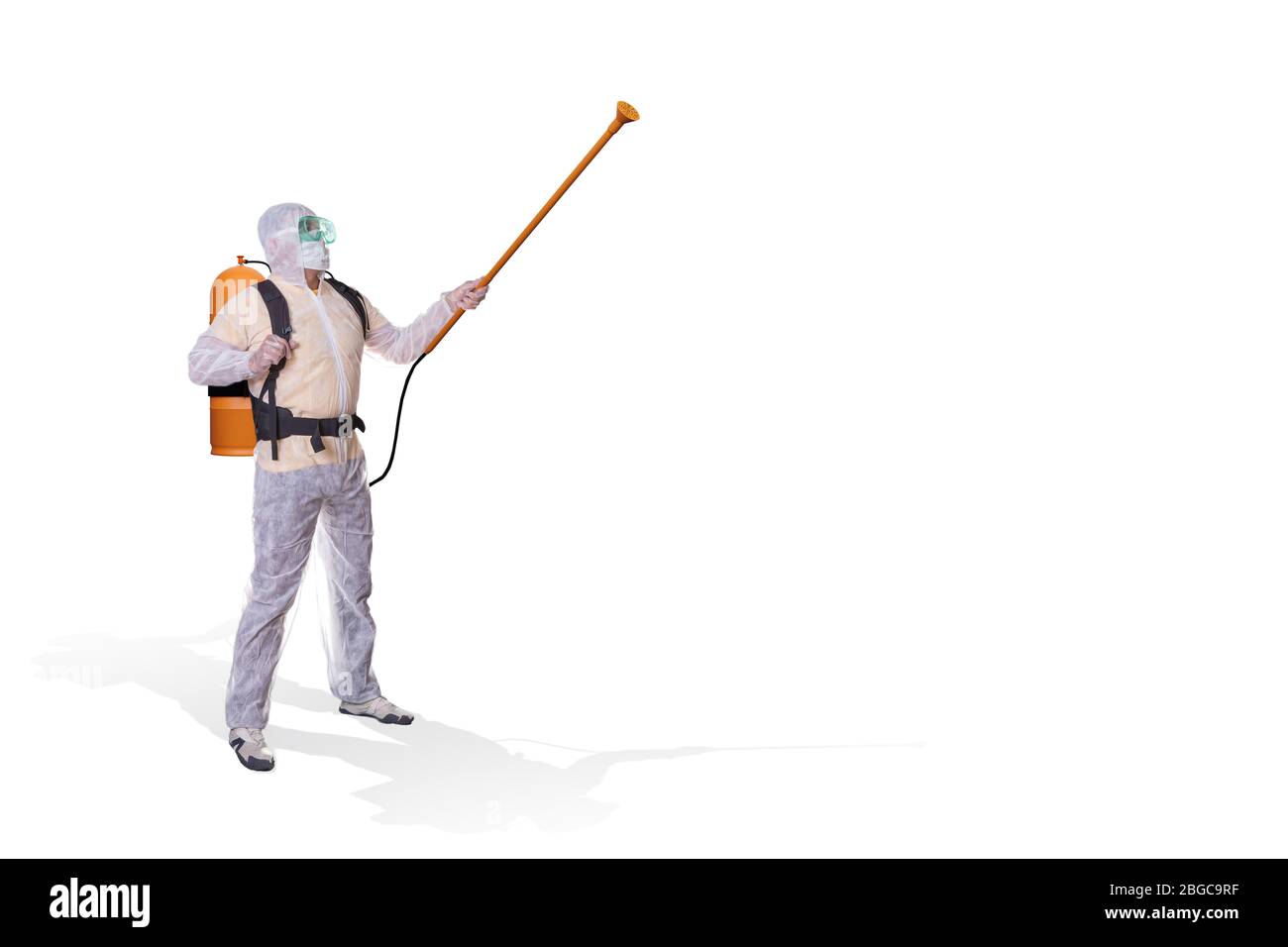 disinfection against viral or bacterial contamination with disinfectant