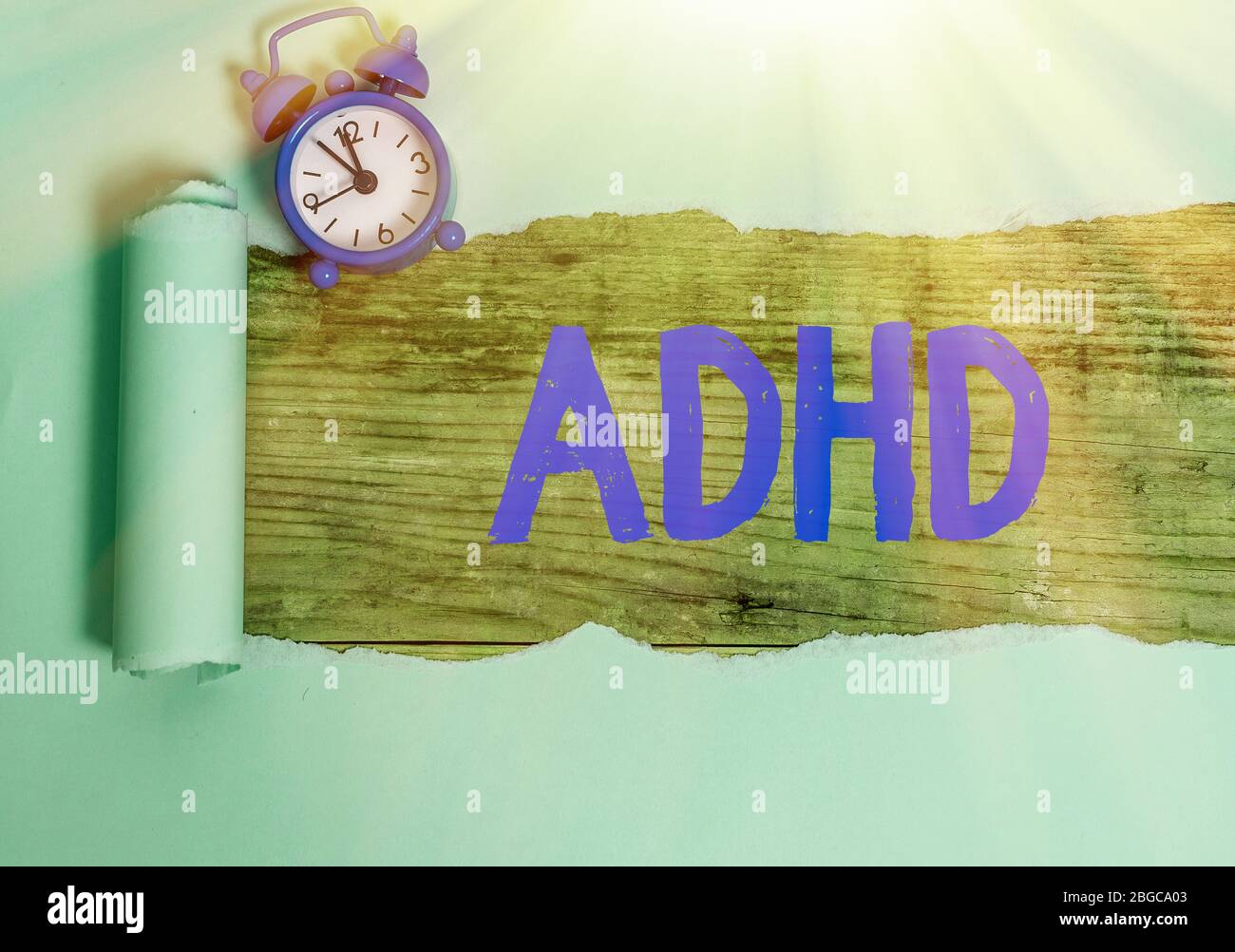 Text sign showing Adhd. Business photo text Mental health disorder of ...