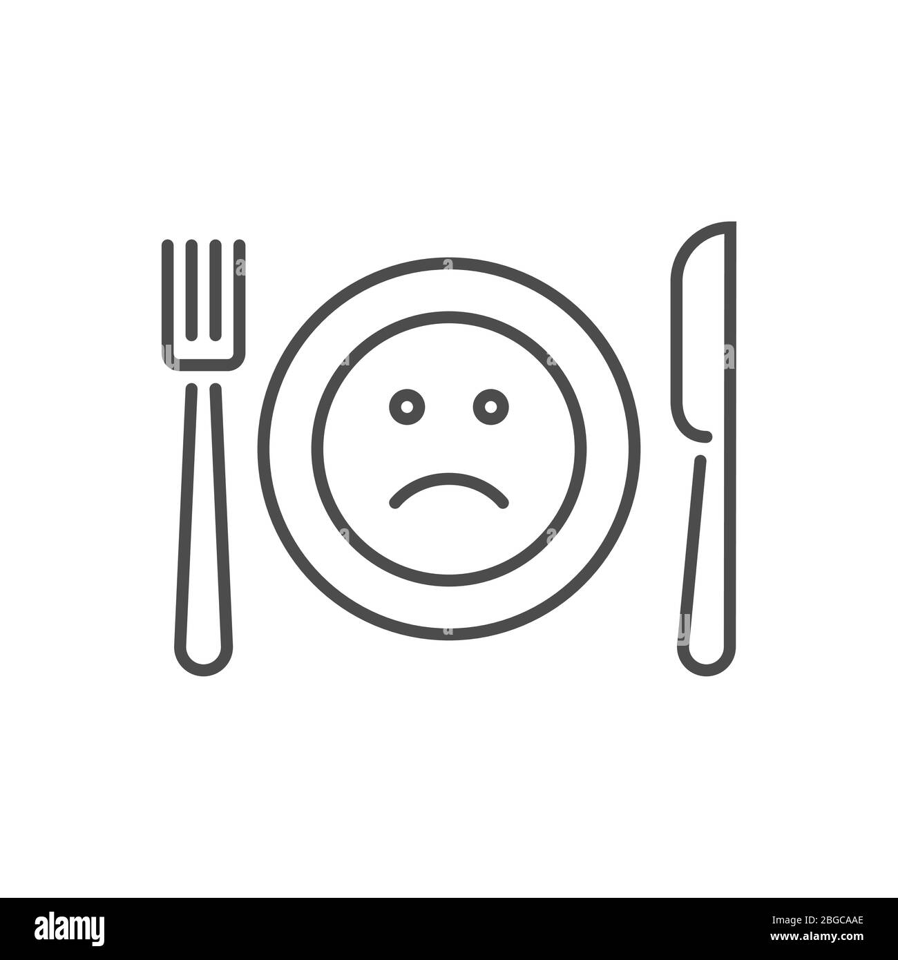 Loss Of Appetite Related Vector Thin Line Icon Stock Vector Image Art loss-of-appetite-related-vector-thin-line-icon-stock-vector-image-art