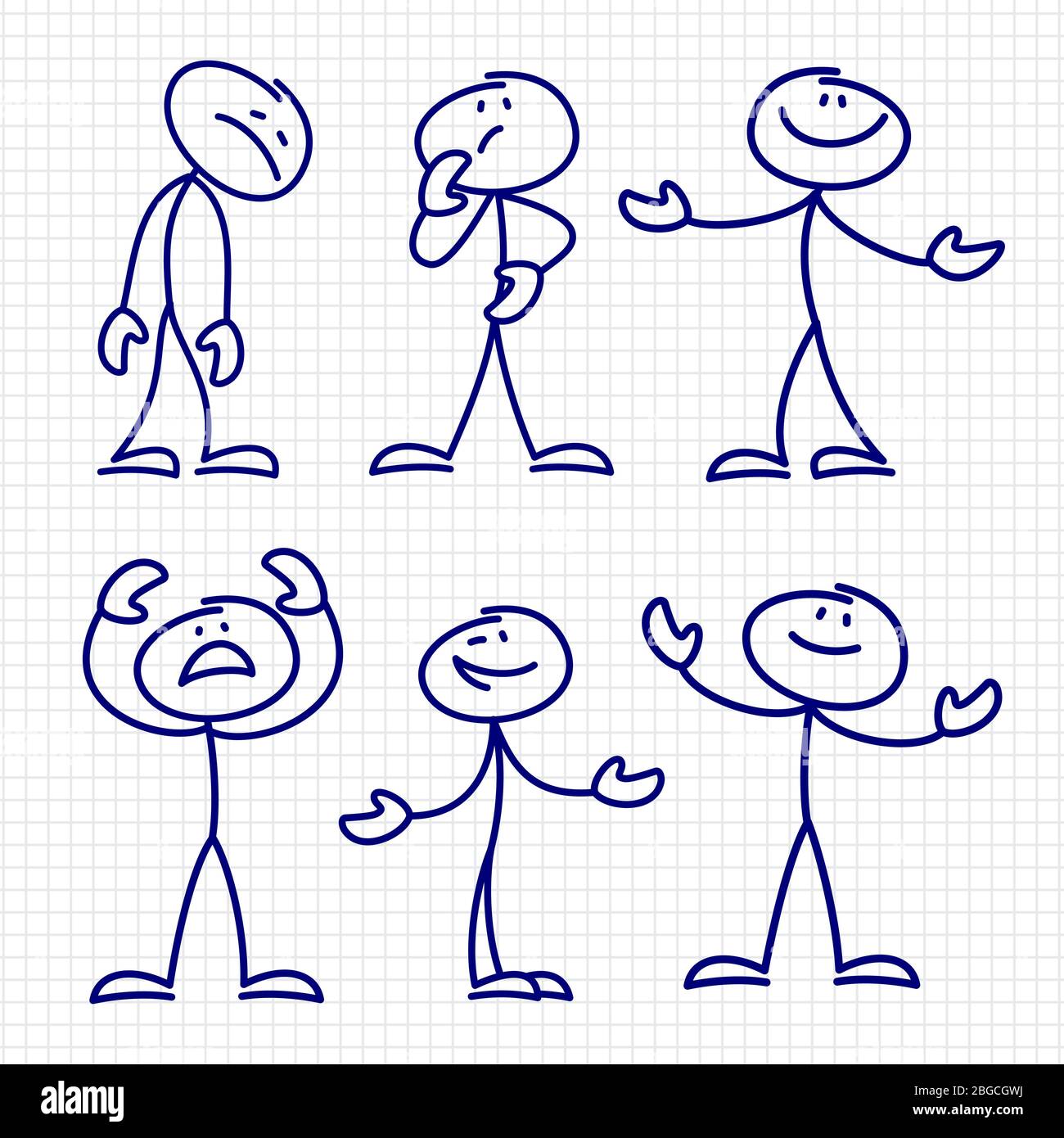 Stick man drawing hi-res stock photography and images - Alamy