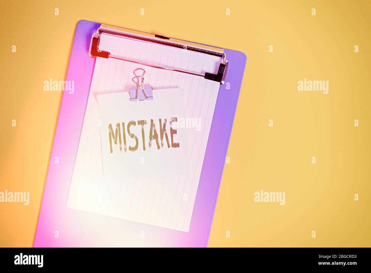 Word writing text Mistake. Business photo showcasing Something not ...