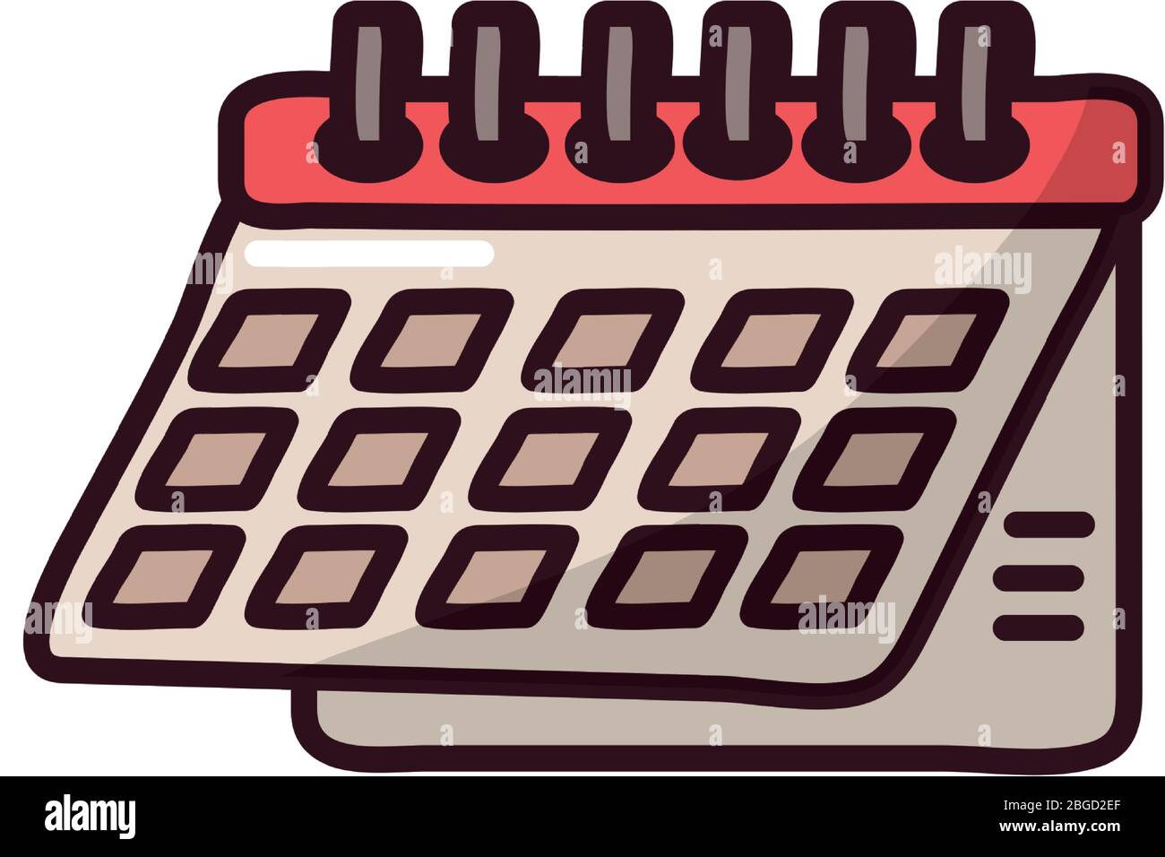 calendar reminder fill style icon Stock Vector Image & Art - Alamy
