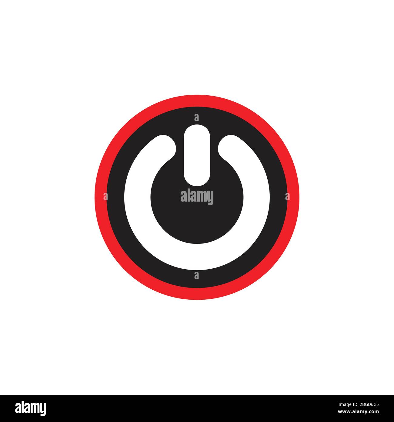 power circle geometric symbol vector Stock Vector Image & Art - Alamy