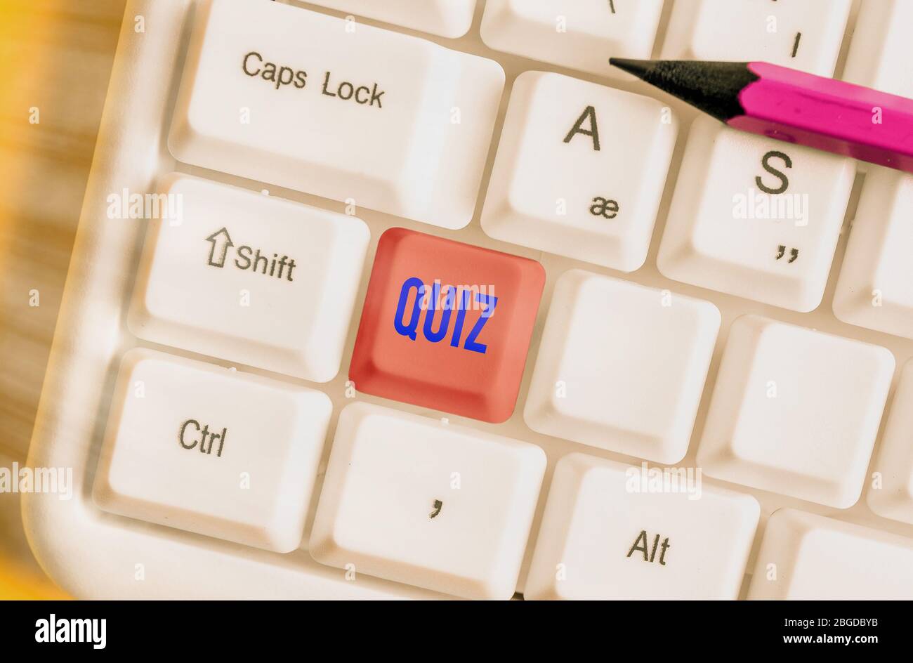 Writing note showing Quiz. Business concept for Brief informal test ...