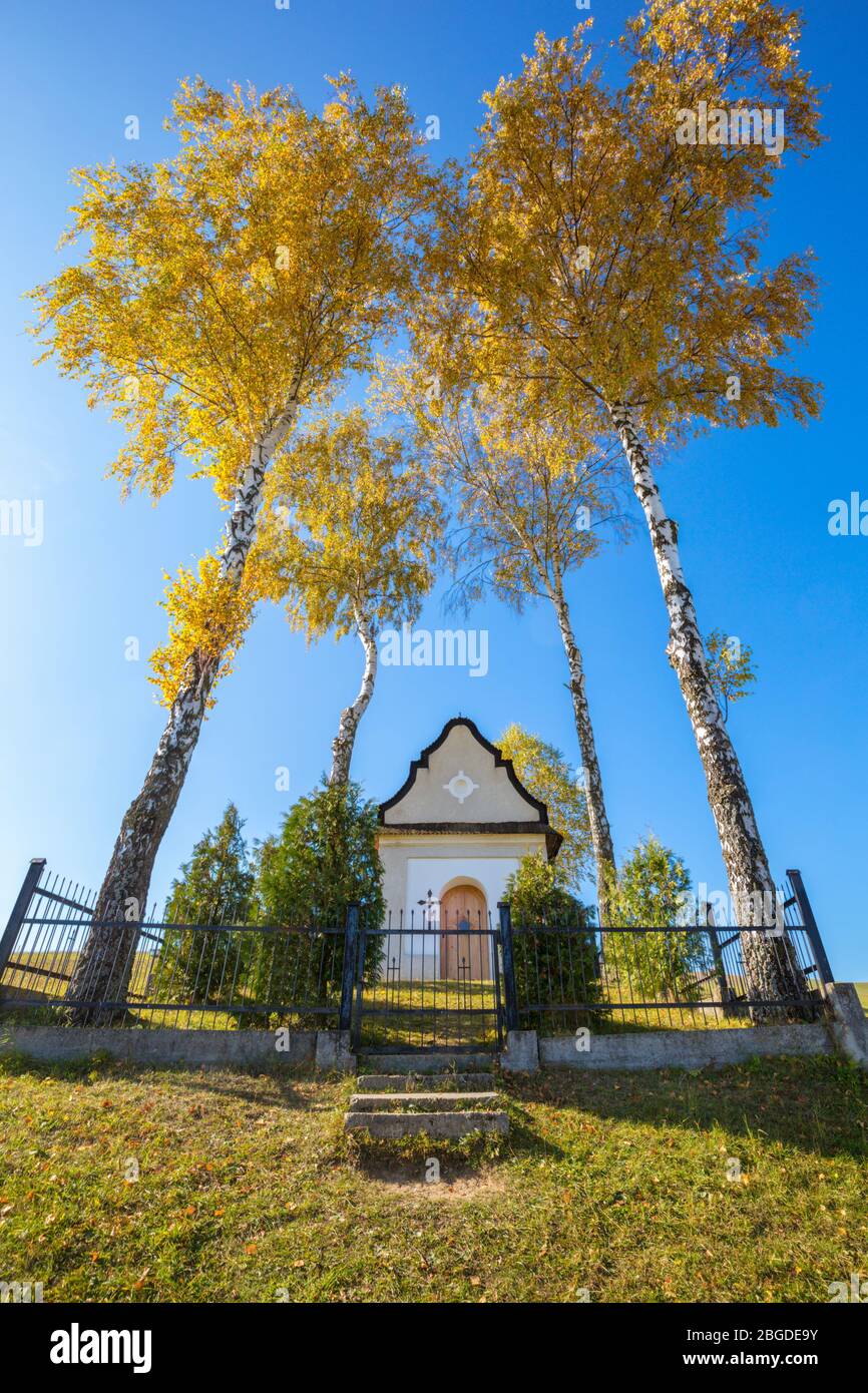 Chapel of Our Lady of the Snows in Kacwin. Kacwin, Lesser Poland, Poland. Stock Photo