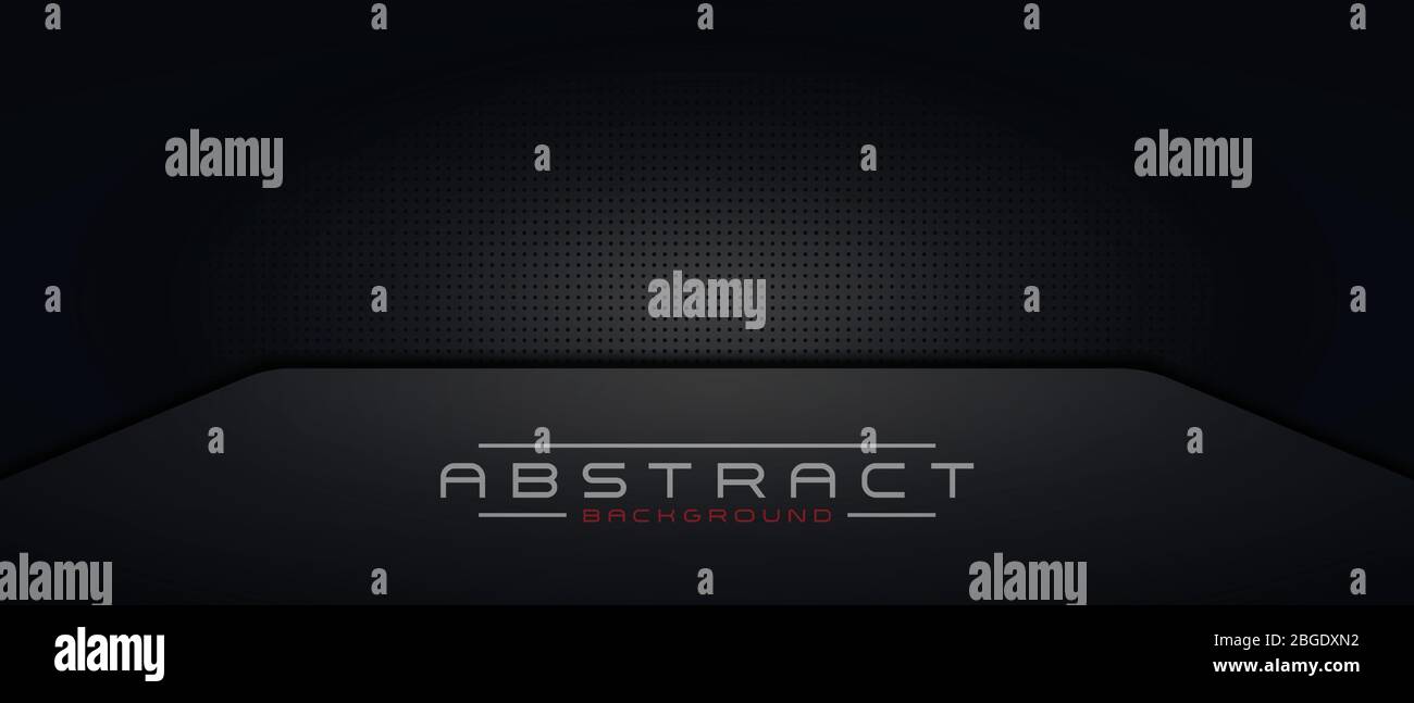 Abstract dark background black modern design technology Stock Vector ...