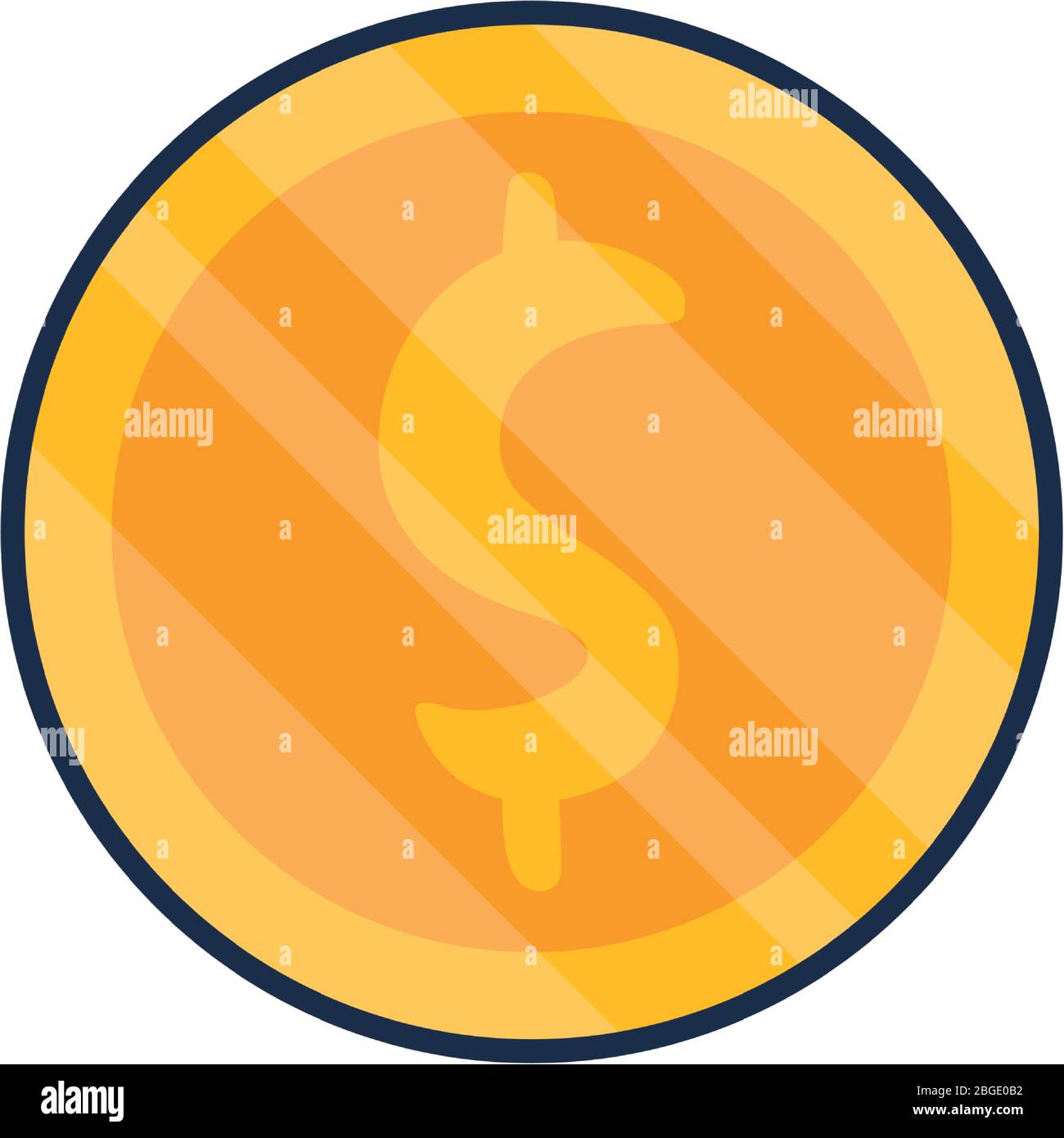 coin money dollar isolated icon Stock Vector Image & Art - Alamy
