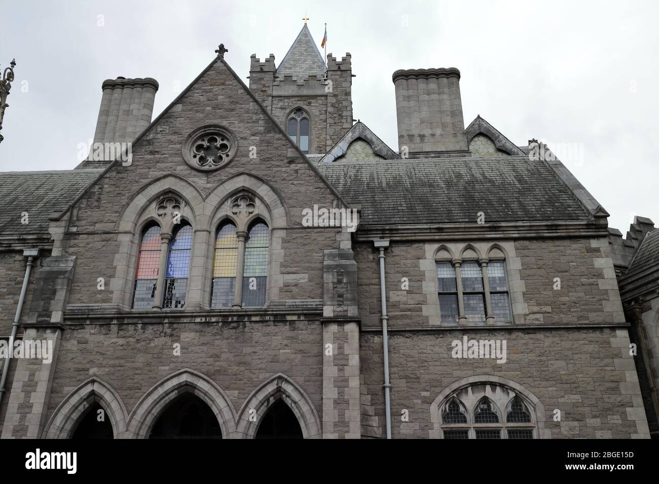Dublin, Ireland 06/27/2016 Gothic cathedrals in Ireland's capital