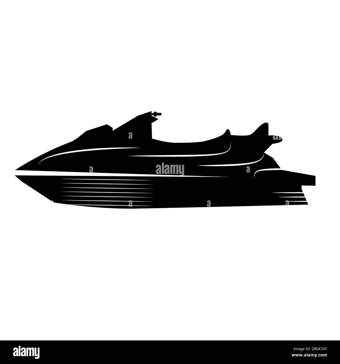 Jet ski at sea Cut Out Stock Images & Pictures Alamy