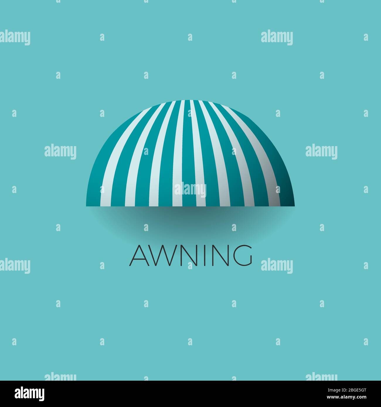 Awning logo design. Vector template Stock Vector Image & Art Alamy