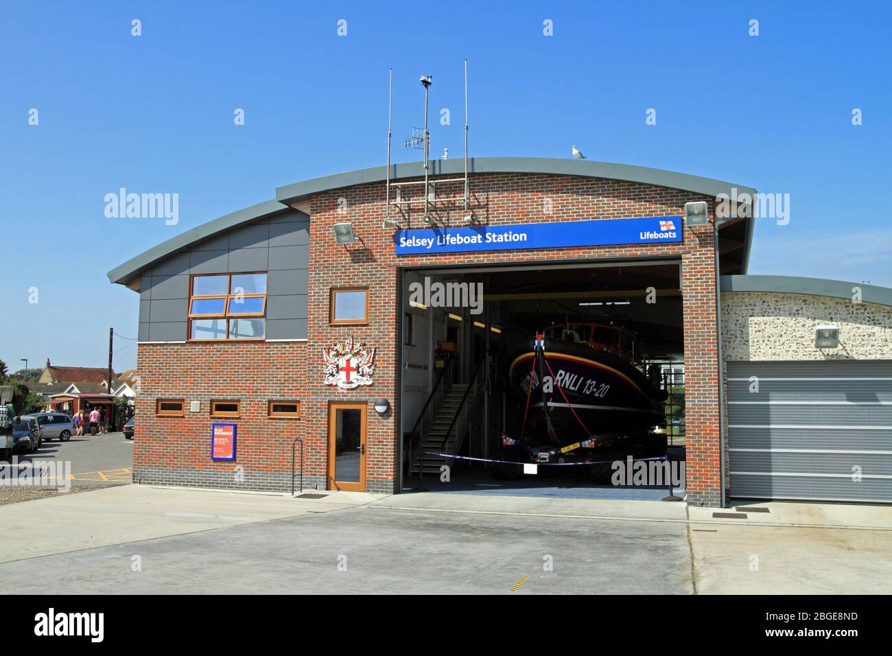 Selsey Lifeboat Station, Selsey, West Sussex, England. Stock Photo