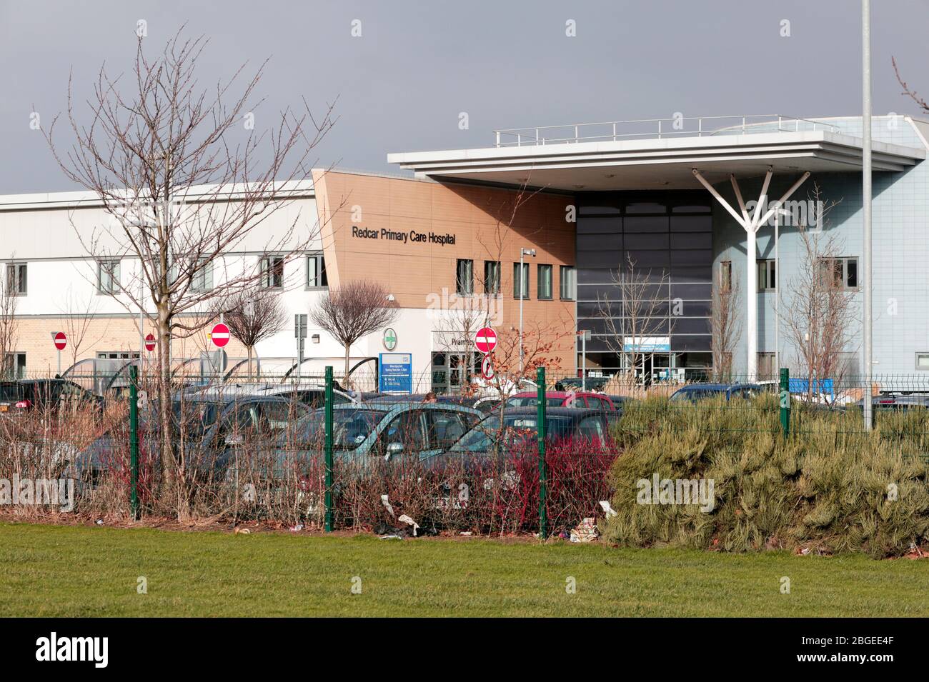 Redcar Primary Care Hospital, Redcar and Cleveland, UK. 2/2/2018. Photograph: Stuart Boulton. Stock Photo