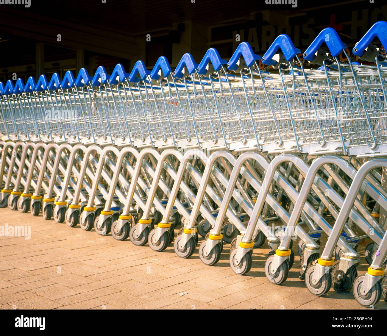 Tesco trolleys hires stock photography and images Alamy