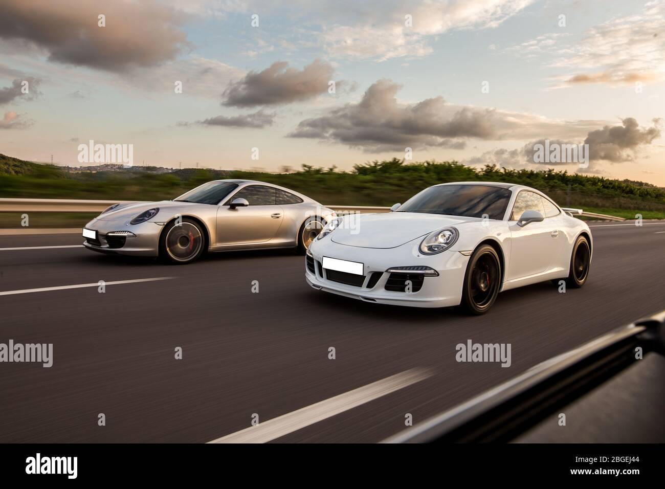 Two model racing cars hi-res stock photography and images - Alamy