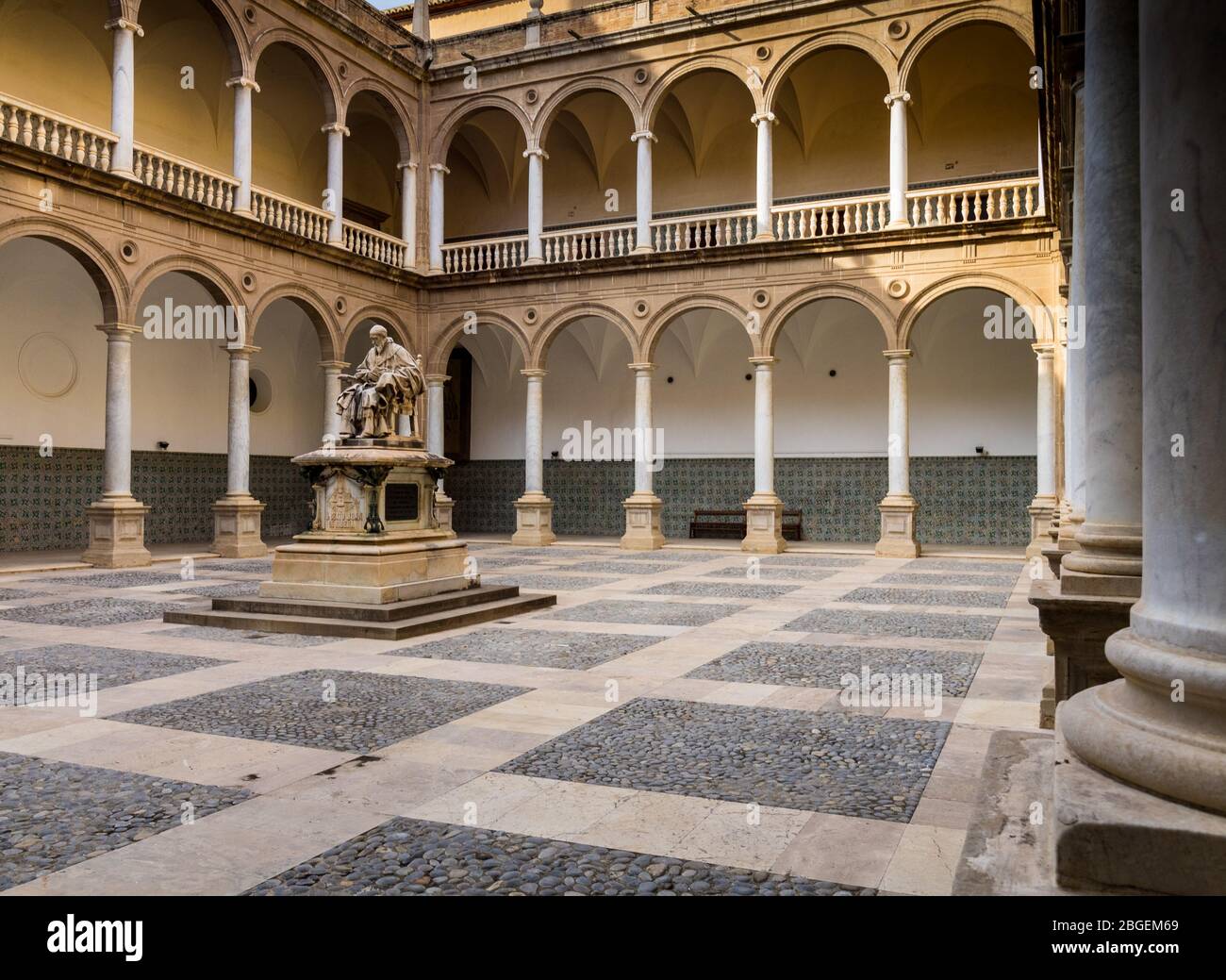 Patriarca Museum Valencia Spain. Statue of San Juan de Ribera in the