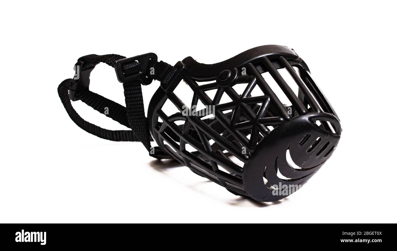 plastic dog muzzle