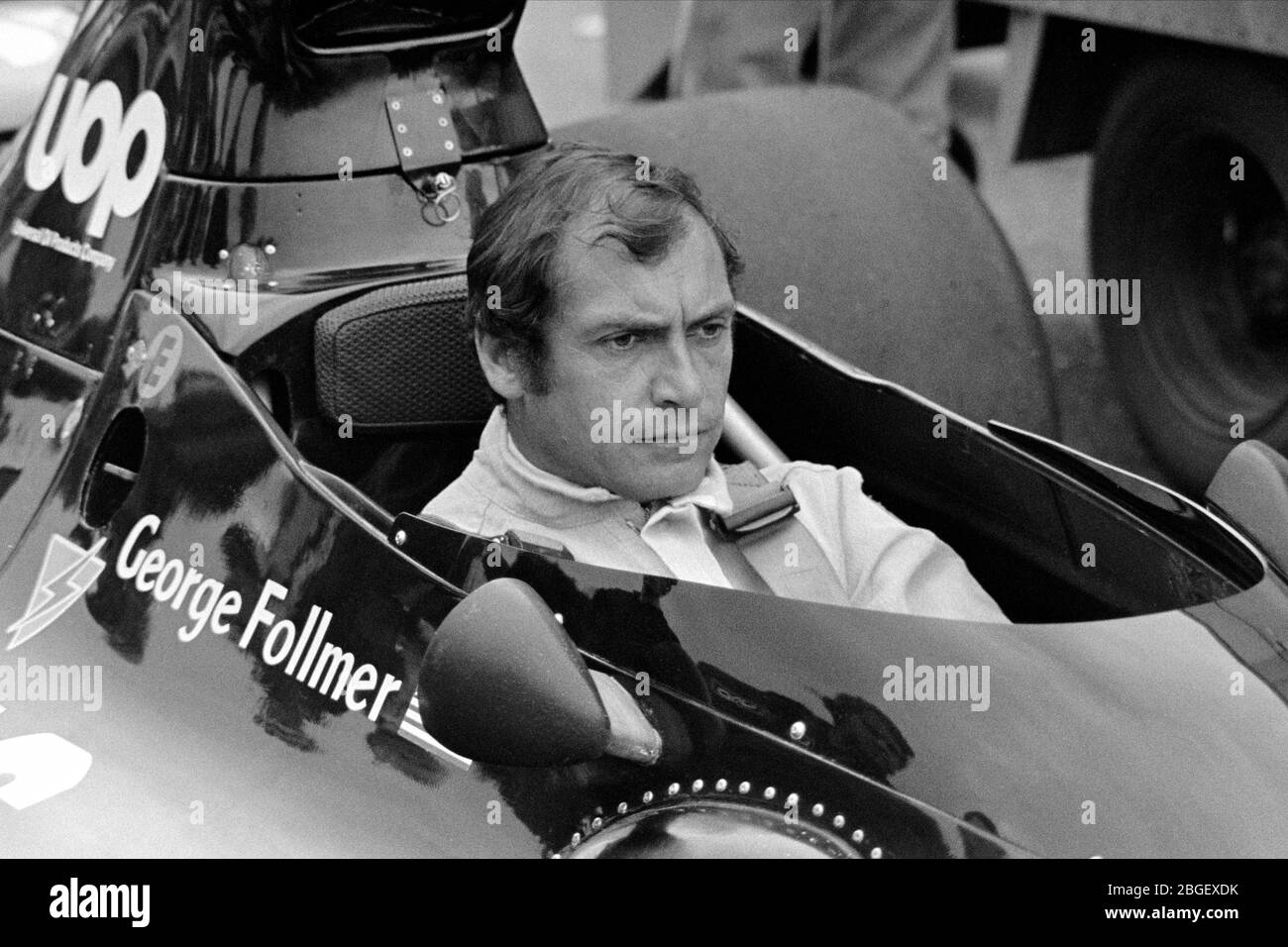 George Follmer 1973 John Player British Grand Prix Stock Photo