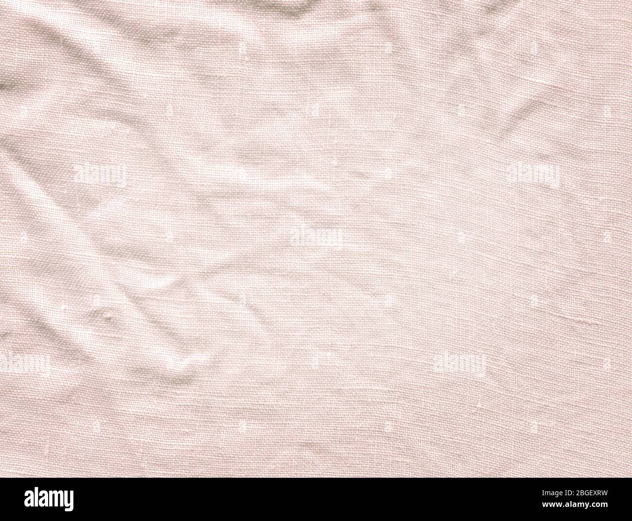 Fabric background texture white linen hi-res stock photography and
