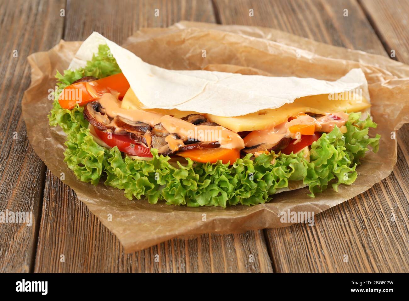 Sandwich wrap paper hi-res stock photography and images - Alamy