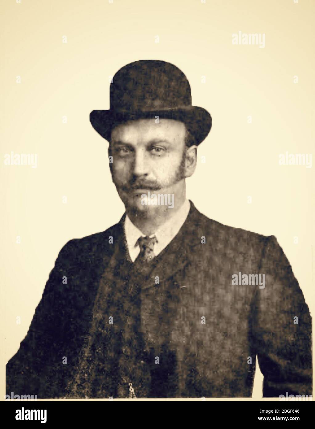 Herbert Austin 1905. Stock Photo
