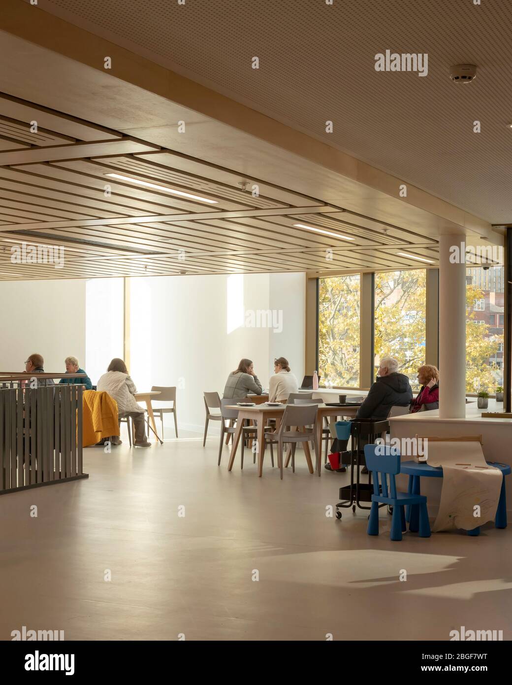 The cafe / restaurant. Leeds Playhouse, Leeds, United Kingdom