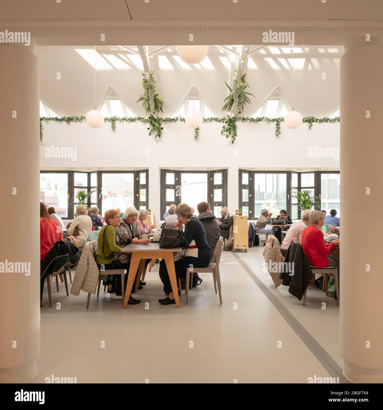 The cafe / restaurant. Leeds Playhouse, Leeds, United Kingdom