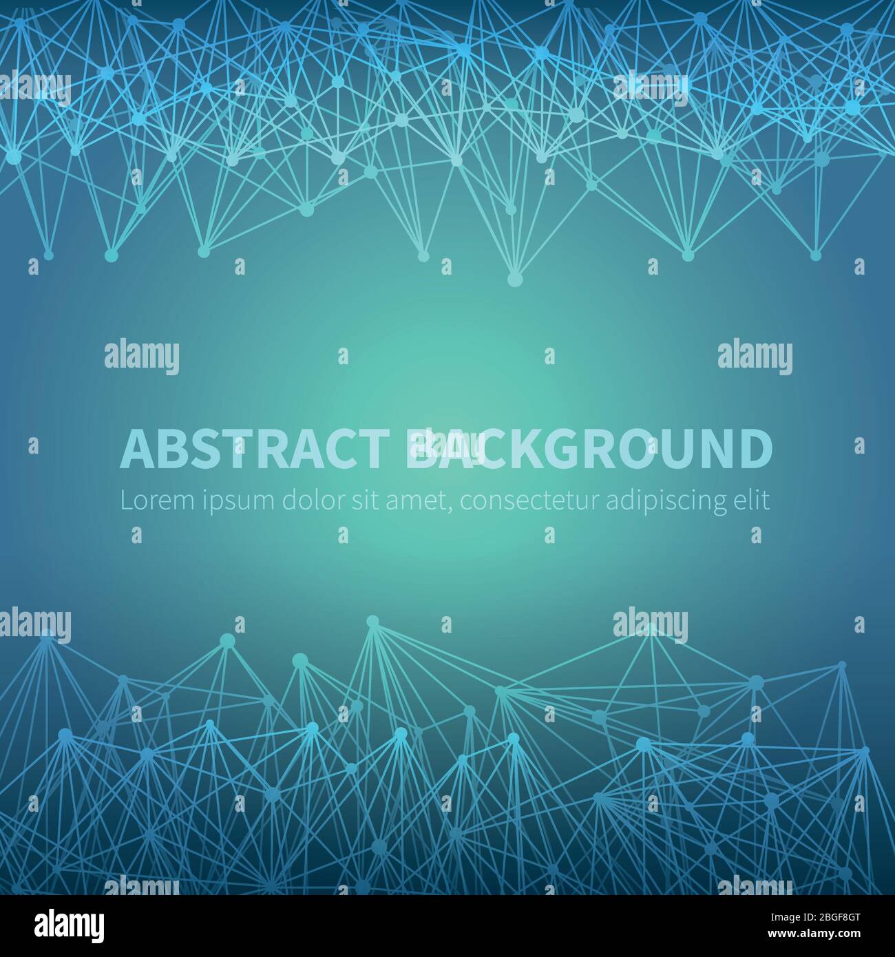 Abstract geometric chemical scientific vector background with molecular structure. Illustration of molecule structure, chemical molecular science technology Stock Vector