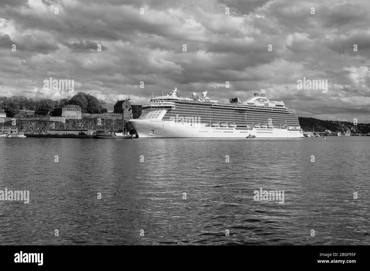 Regal Princess docked in Oslo Stock Photo - Alamy