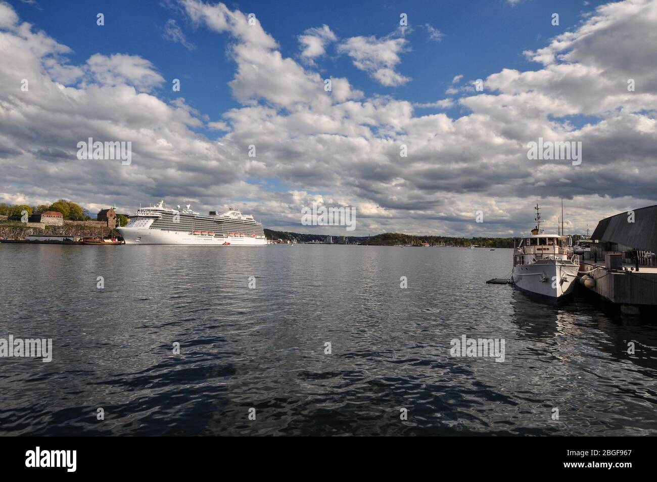 Regal Princess docked in Oslo Stock Photo - Alamy
