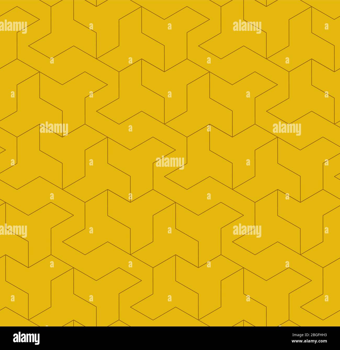 This is a illustration of Seamless Japanese pattern of shapes representing windmills Stock Vector