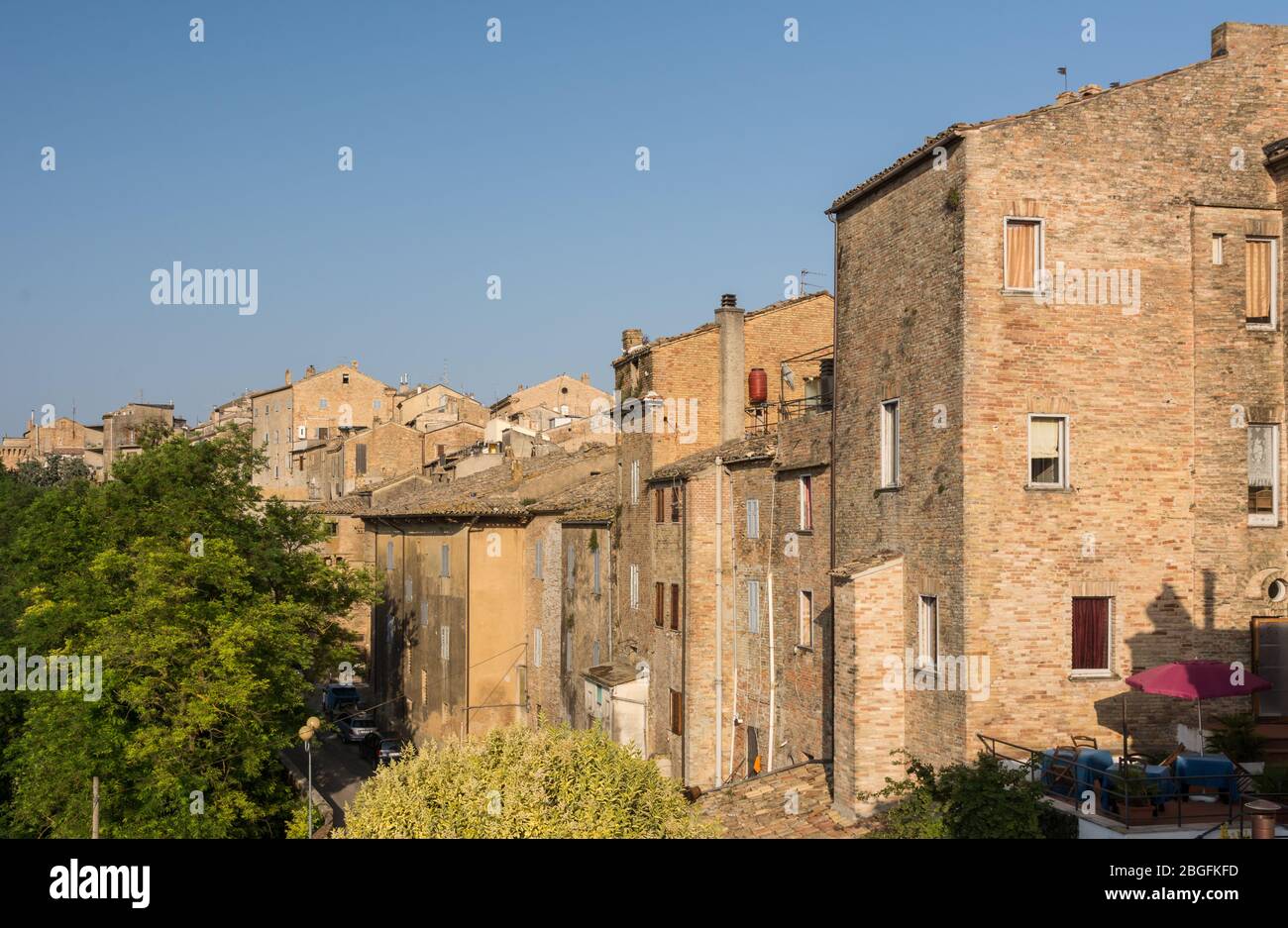 Acquaviva Picena small village on Marche region, Italy Stock Photo
