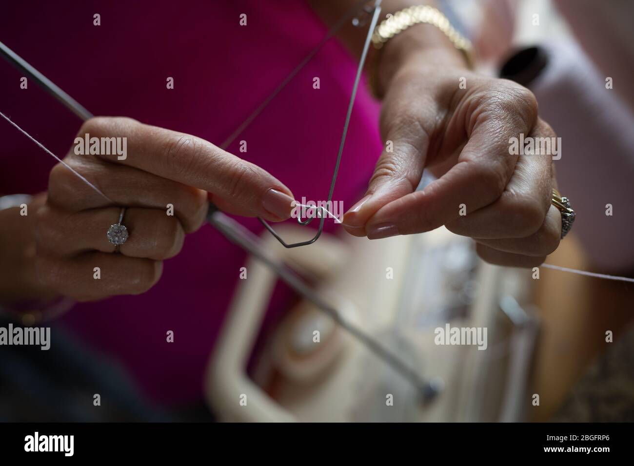 Knitting machine hi-res stock photography and images - Alamy