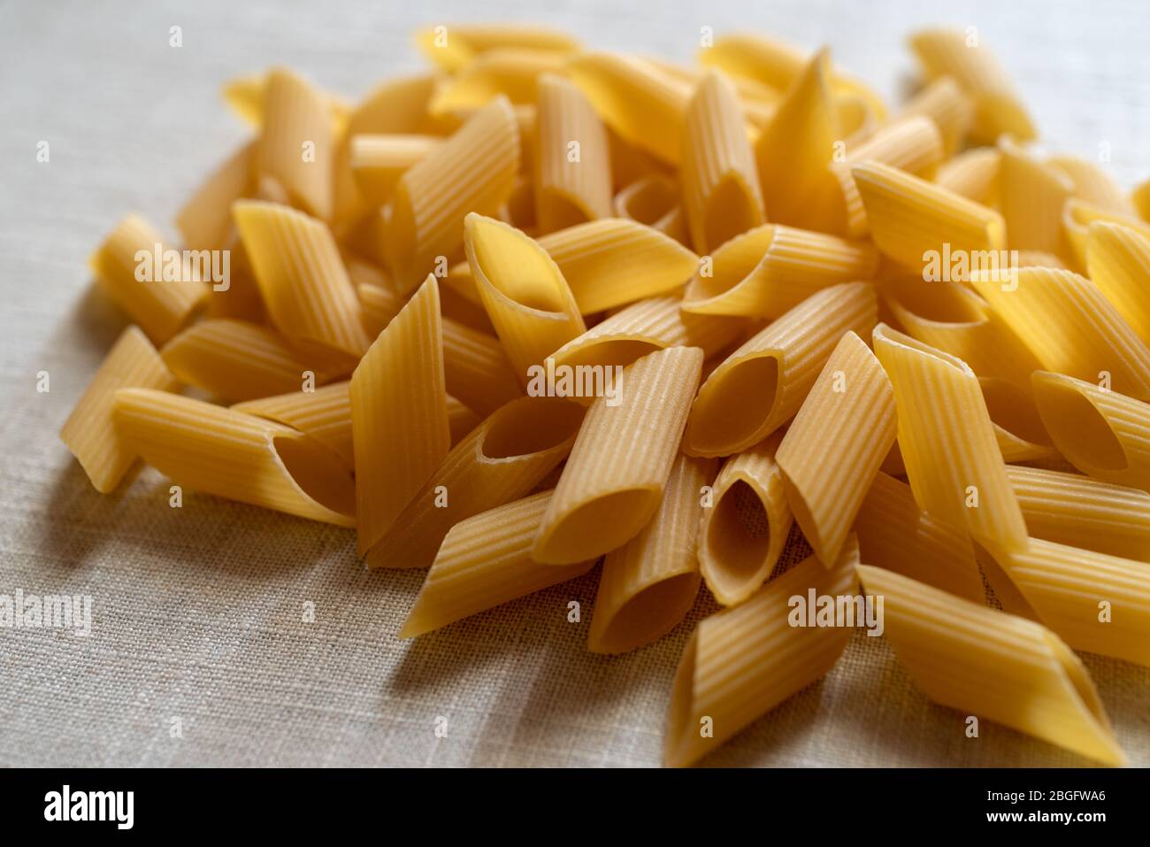Italian pasta big penne rigate hi-res stock photography and images - Alamy