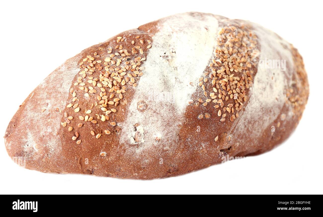 Loaf isolated on white Stock Photo - Alamy