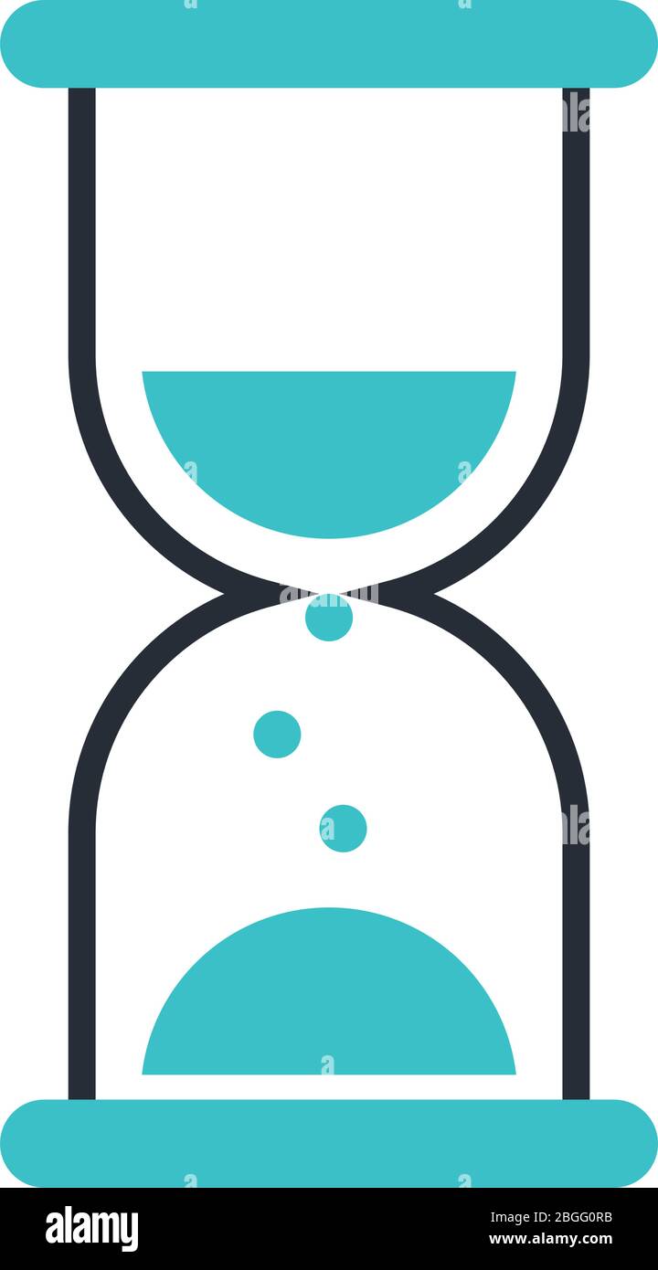 hourglass timer sand isolated icon Stock Vector Image & Art - Alamy