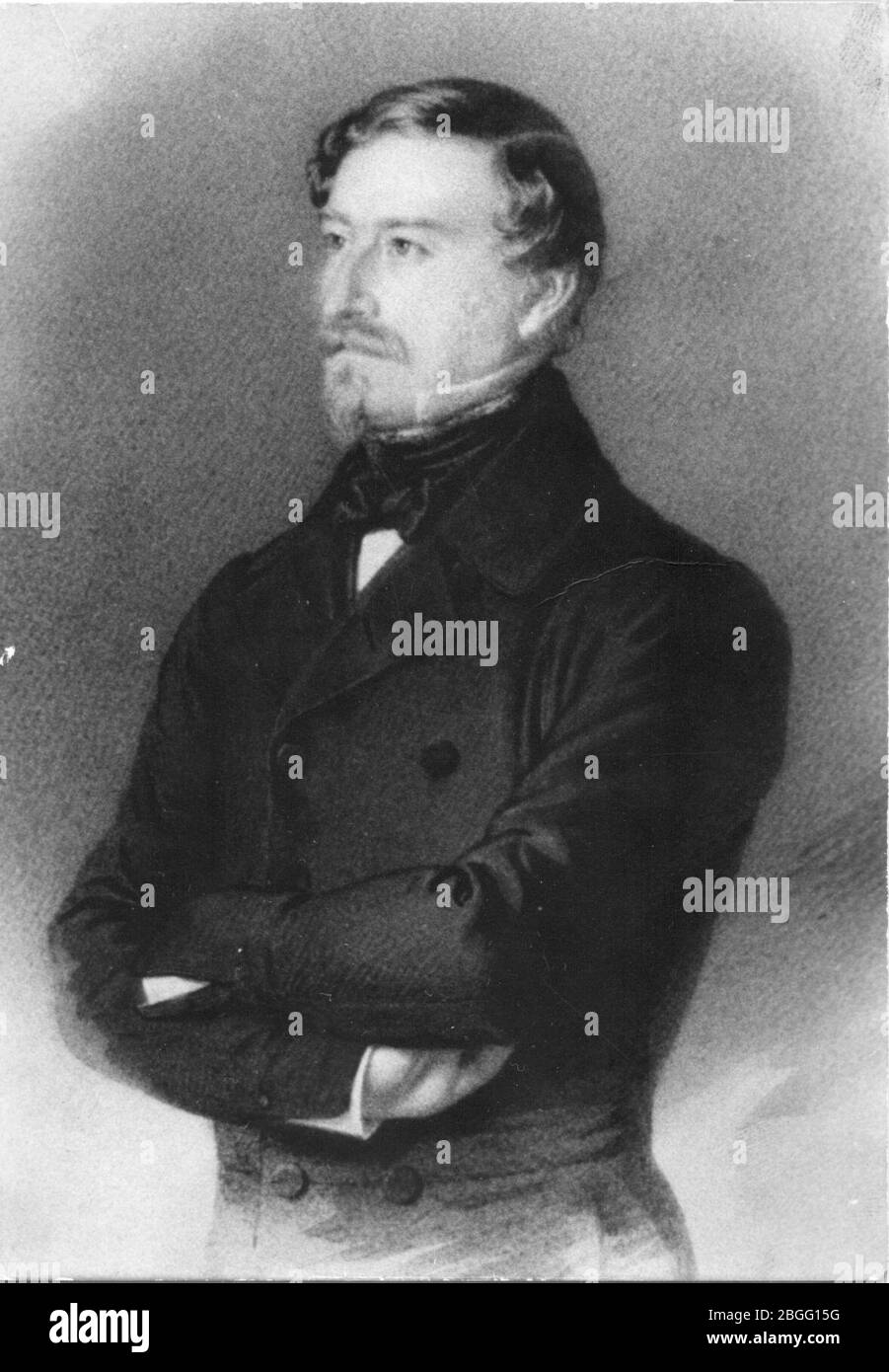 Hermann von Thile, German diplomat (1812-1889). Stock Photo