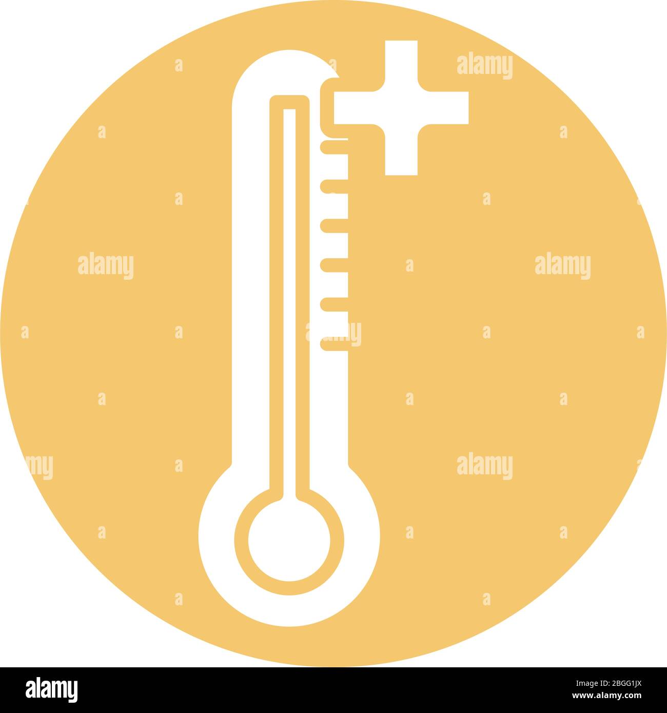 thermometer temperature measure fill style Stock Vector Image & Art - Alamy