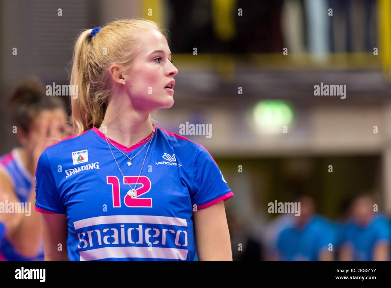 hanna orthmann (saugella monza) during Italian Volleyball Serie A1 Women  season 2019/20, , Milan, Italy, 01 Jan 2020 Stock Photo - Alamy