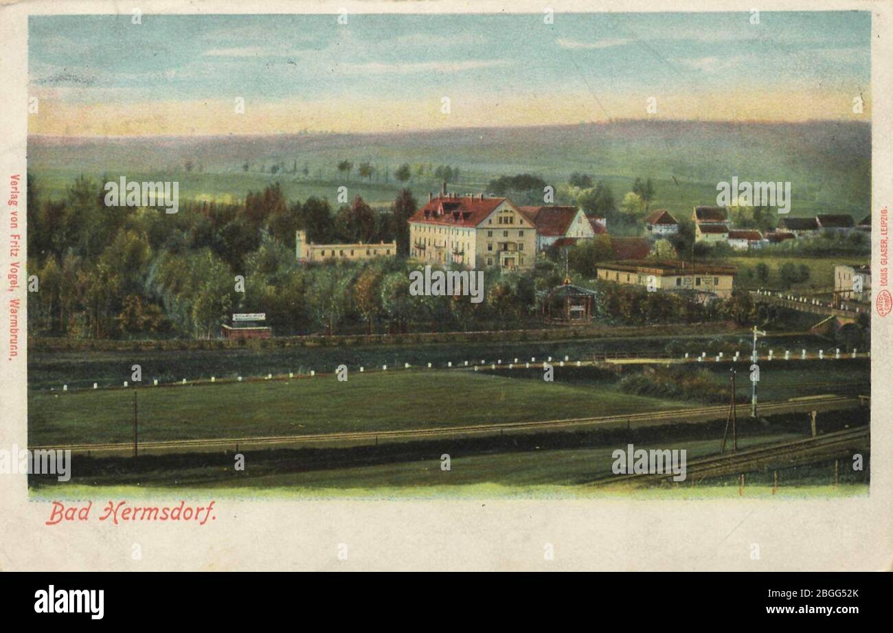Hermsdorf, Schlesien Stadtansicht Stock Photo Alamy