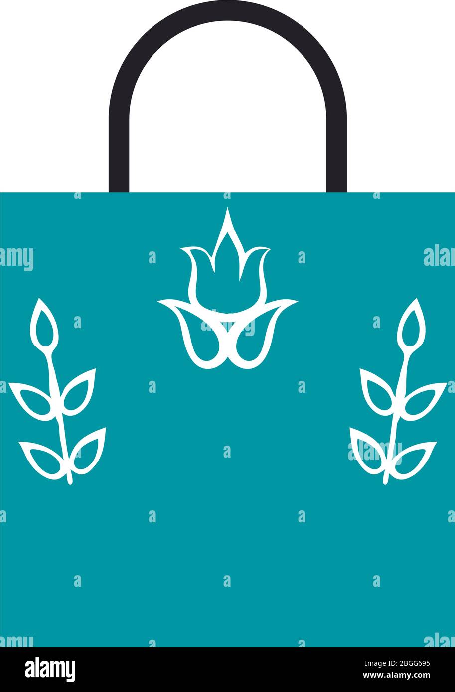 shopping bag market isolated icon Stock Vector Image & Art - Alamy