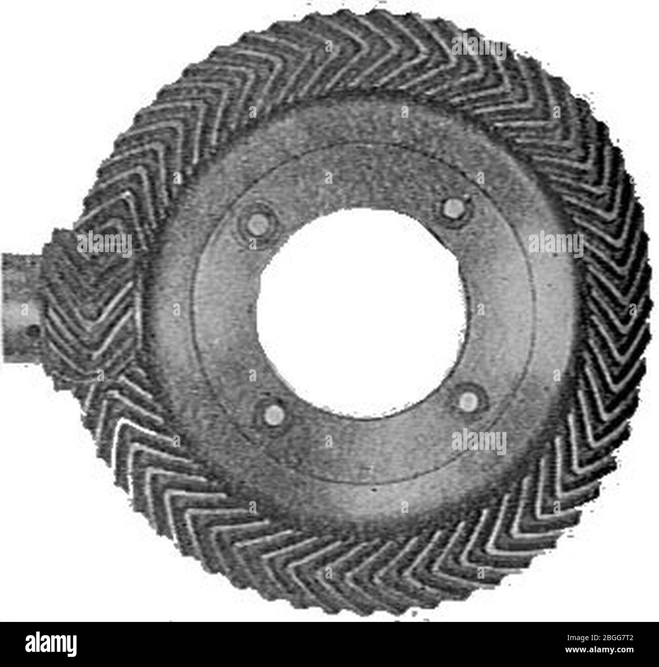 Herringbone doublehelical bevel gears Citroens patent (Autocar