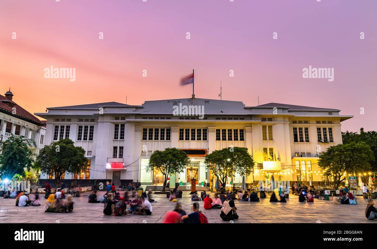 Jakarta Kota Post Office, a Dutch colonial building in Jakarta