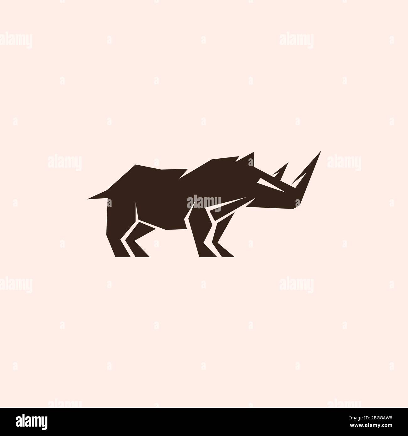 Descarga Vector De Conjunto De Vectores De Doodle De Rinoceronte, image size:1300x1390