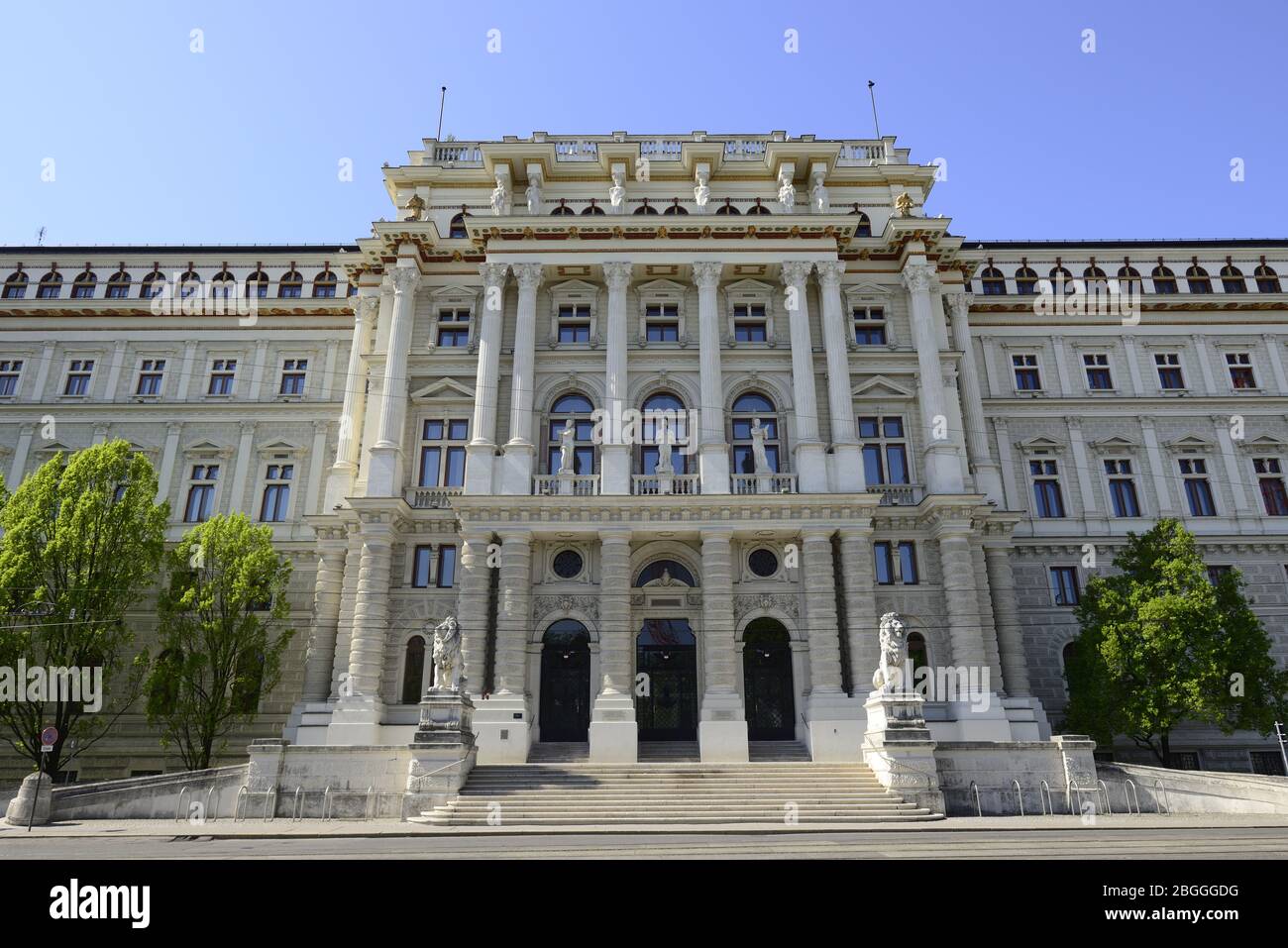 Vienna, Austria. The Supreme Court in Vienna Stock Photo
