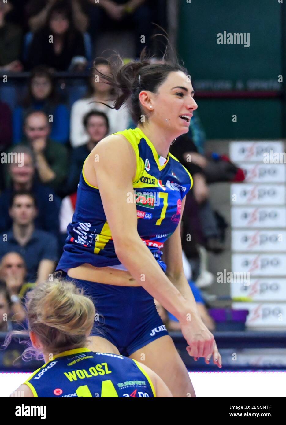 Treviso, Italy. 01st Jan, 2020. raphaela folie (conegliano) during Italian  Volleyball Serie A1 Women season 2019/