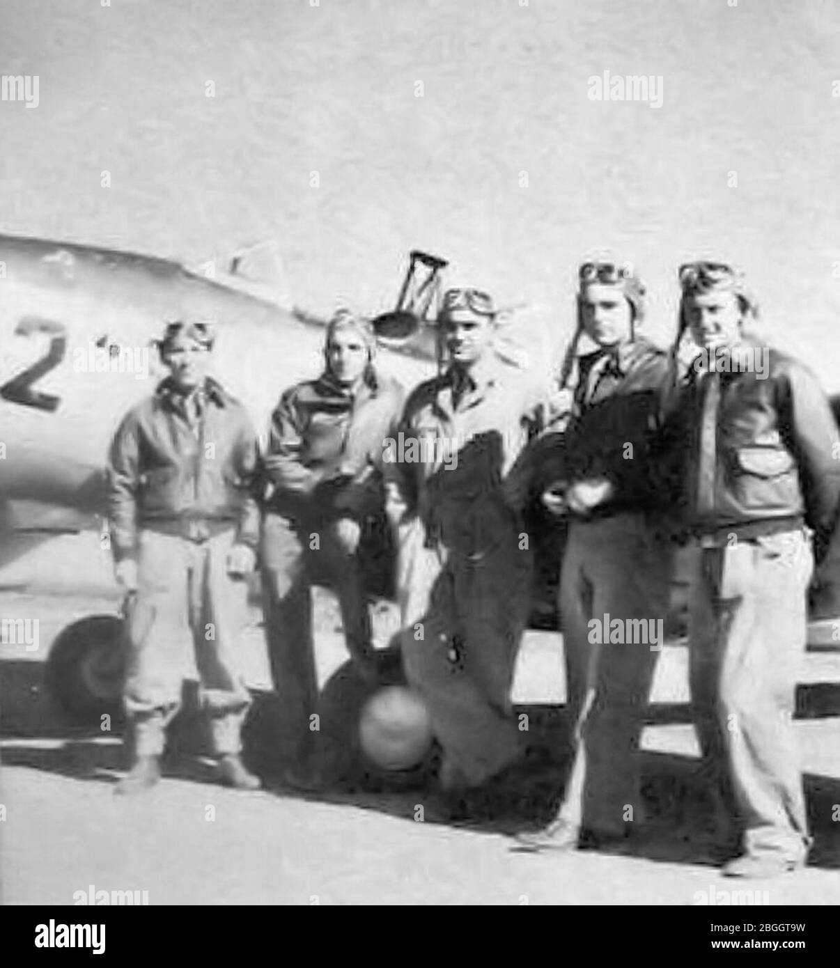 Hicks Field -Flight Cadets with PT-19 Stock Photo - Alamy